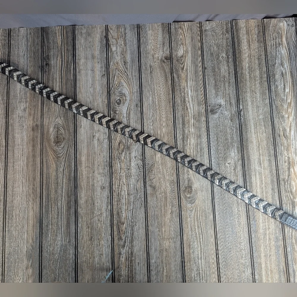 Nocona Bling Chevron Belt (Brand Is A Guess) - Picture 3 of 9
